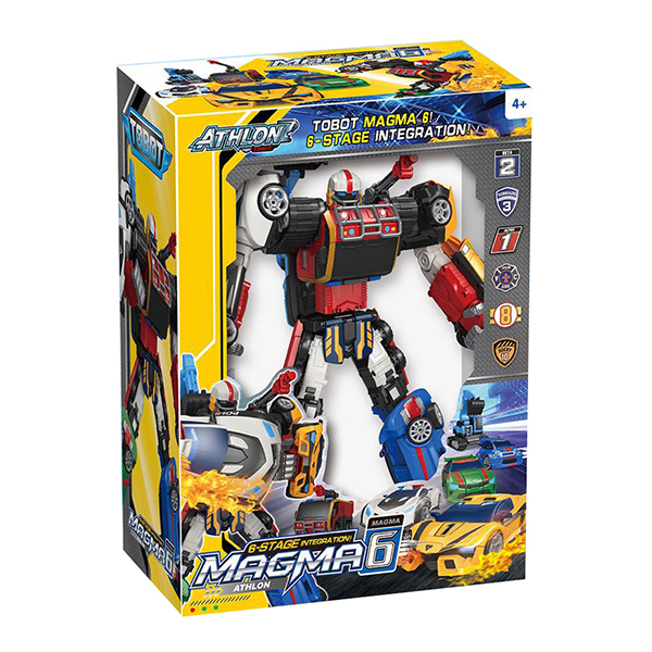 Трансформер 523 (8/2шт) Tobot Magma 6в1 (36*19*50см) у коробці		