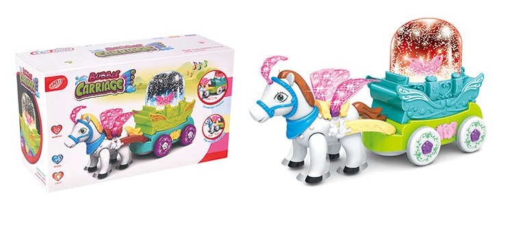 Муз.карета HD9023 (60шт/2)свет,звук,движение, в коробке 26,5*10*15,5см, р-р игрушки – 26.5*9.5*15.5 