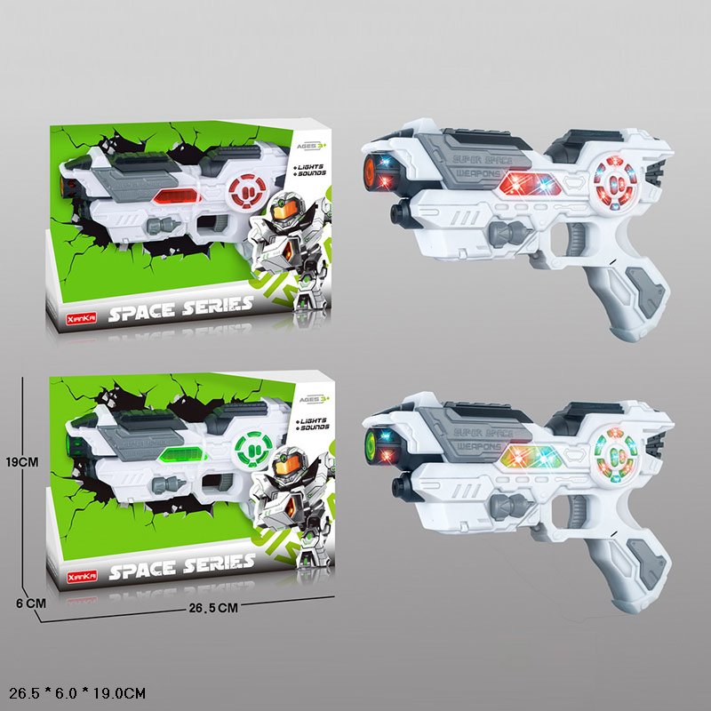 Бластер батар. KT118-9 (60шт/2) 2цвета, в окр. кор. 26,5*6*19см(КИ)