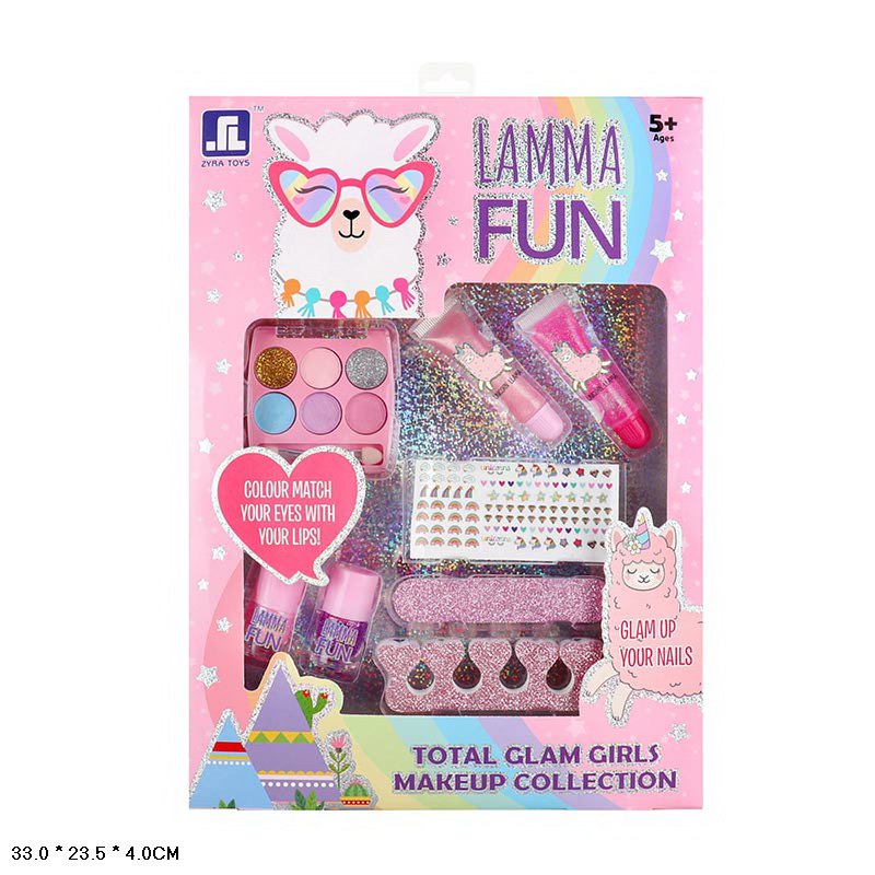 Косметика арт. 2103N(48шт/2) тіні для повік, блеск для губ,лак для нігтів,аксес короб.33*23*4см(КІ)