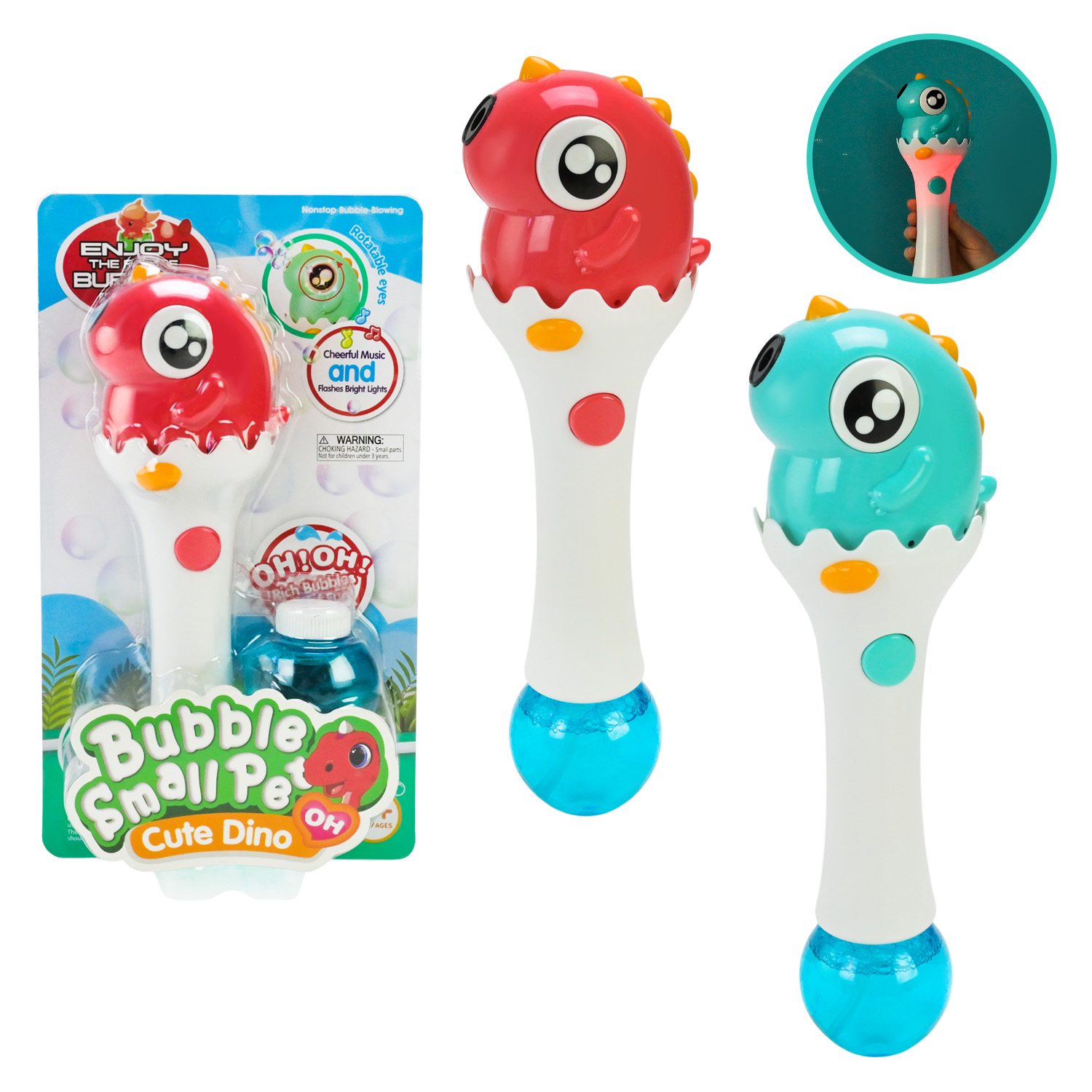 Мильні бульбашки арт. KM1388-38 (36шт) пістолет батар. 32 см на планшетці 18*6,5*32 см(КІ)