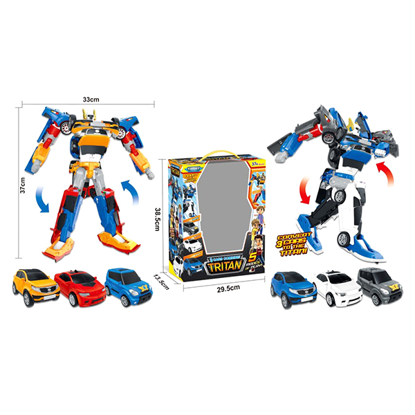 Трансформер 507 (18/2шт) Tobot Tritan 3в1,2 вида (30*14*39см) в коробці