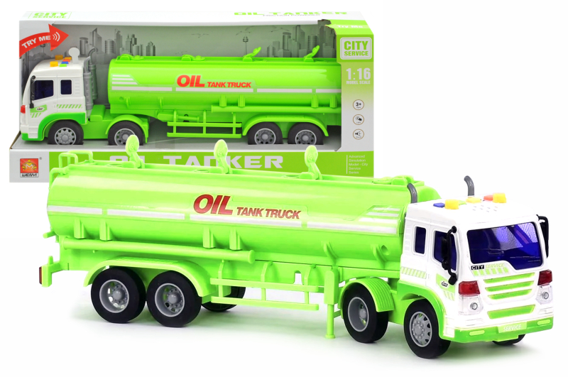 Бензовоз інерційний, озвучений, зі світлом, в коробці WY573A р.42*12*19см.(Мас)