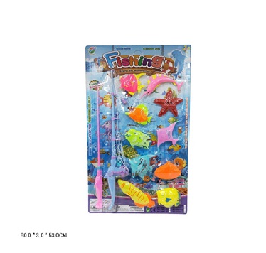 Рибалка арт. 3067-40 (84шт) магніт., 2 вудки, рибки, планшет 30*3*53см(КІ)