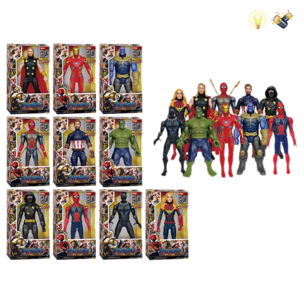 Герої зі світлом 10 видів 88005 17,5*30*6см (72/2)