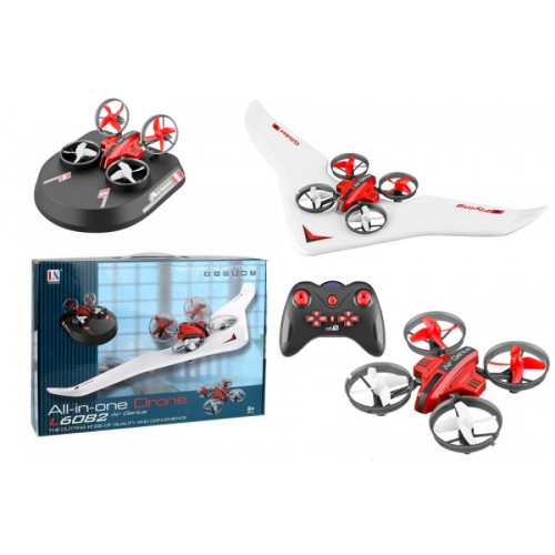 Квадрокоптер 3в1 на радіокеруванні, зі світлом, акумулятор L6082 р.39*7.5*25.5см(Мас)