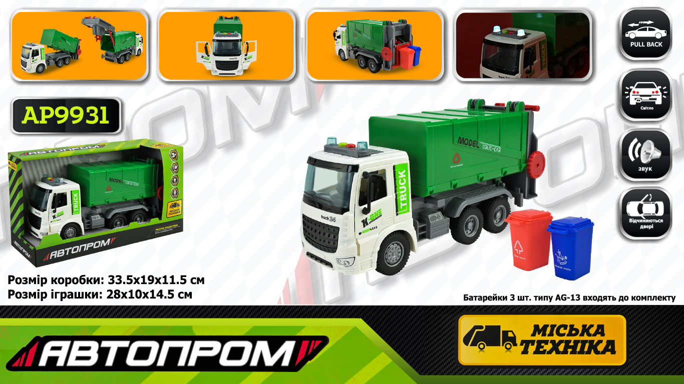 Машина батар. арт. AP9931 (24шт/2)