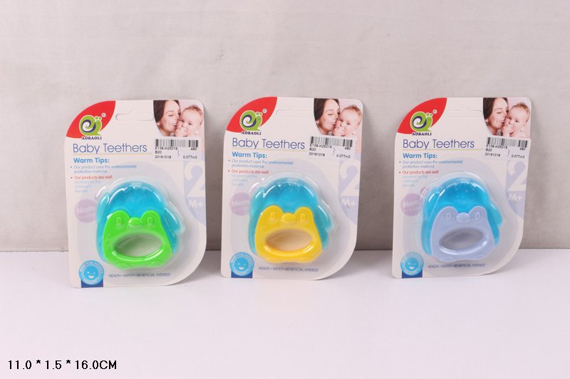 Брязкальце-прорізувач арт.B20(480шт/2) мікс3 кольор,силікон с рідким наповнювачем,планшет.(КІ)