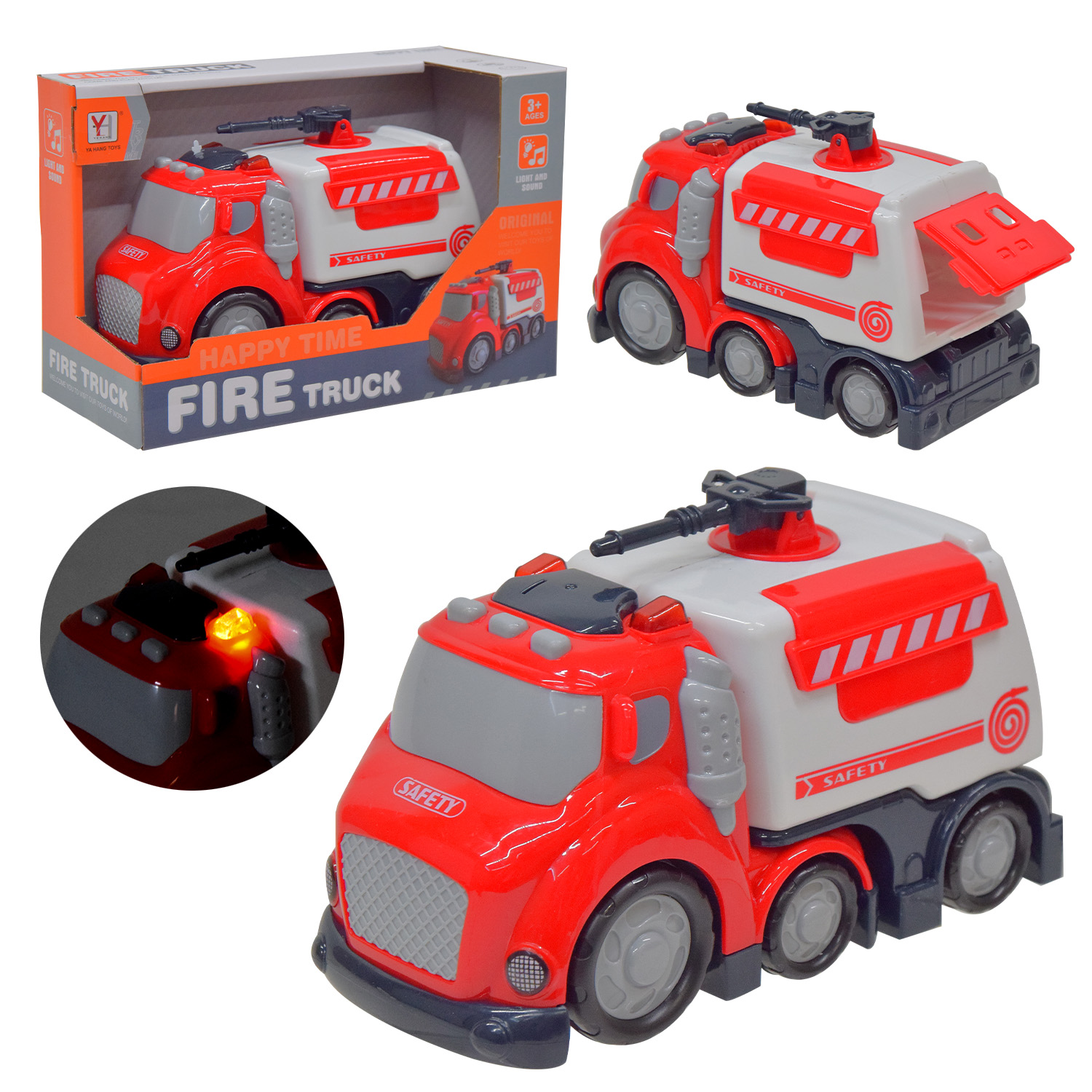 Машина арт. 98-317A (48шт/2) батар.,пожежна машина,світло,звук,короб. 24*16*10,5см(КІ)