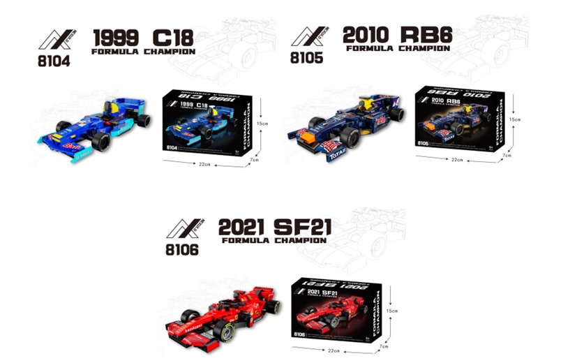 Конструктор арт. 8104/8105/8106 (96шт) 3 види у коробці 22*15*7см(КІ)