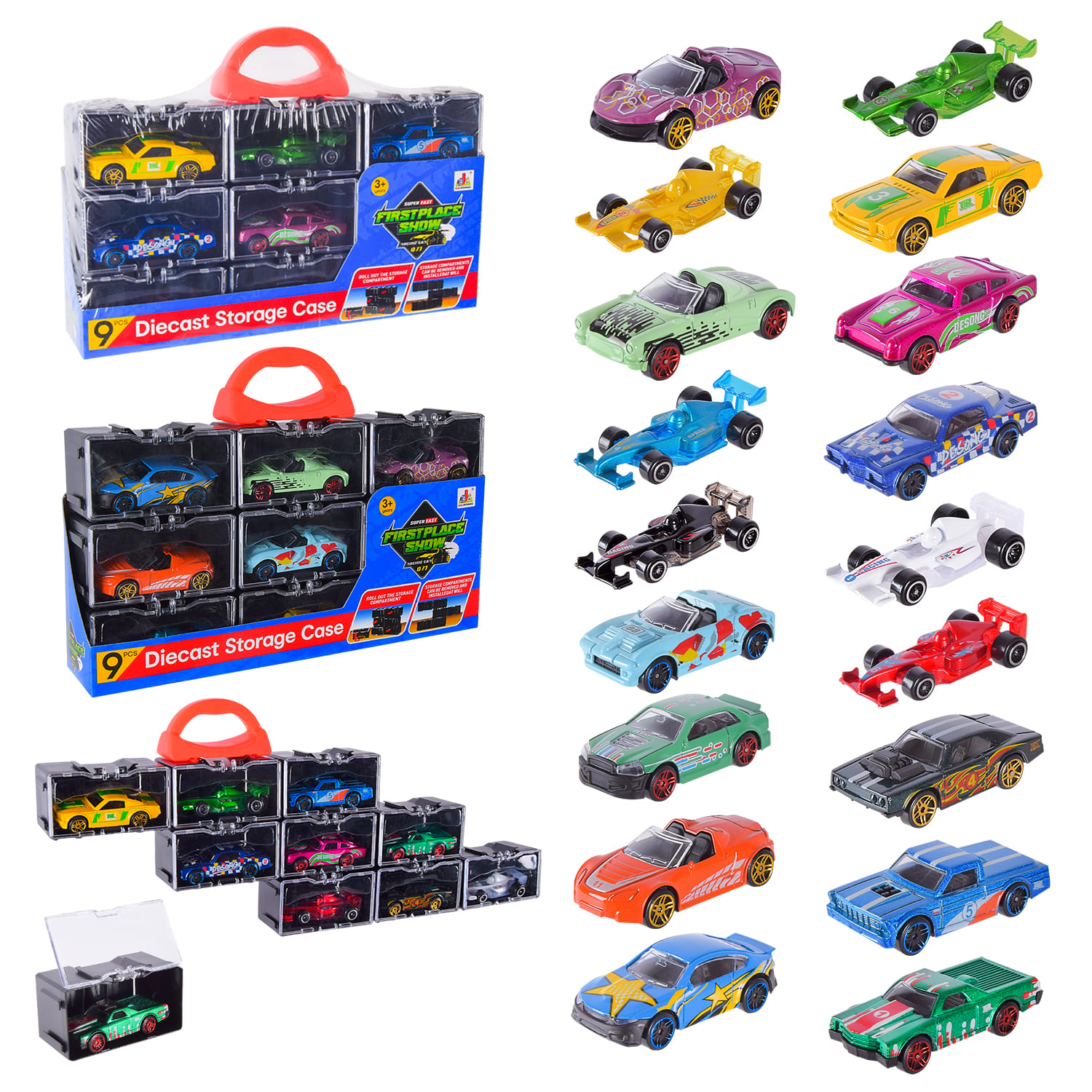 Набір машин мет. арт. DS082 (48шт/2) короб. 26*18,3*5см(КІ)