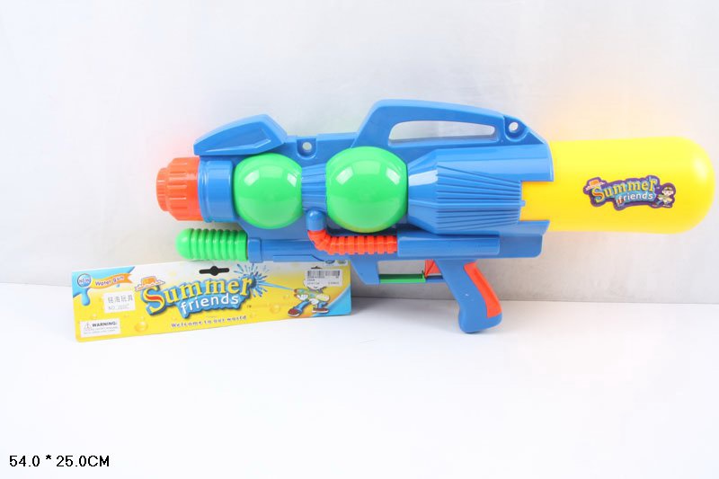 Водный пистолет 3500# (24шт/2) с насосом, в пакете 54*25см(КИ)