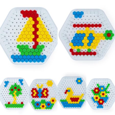 Набір дитячий «Мозаїка ромбик №1» артикул 069/12 (230  деталей) диам мозаїкi 15 мм Бамсик(Полуциг)