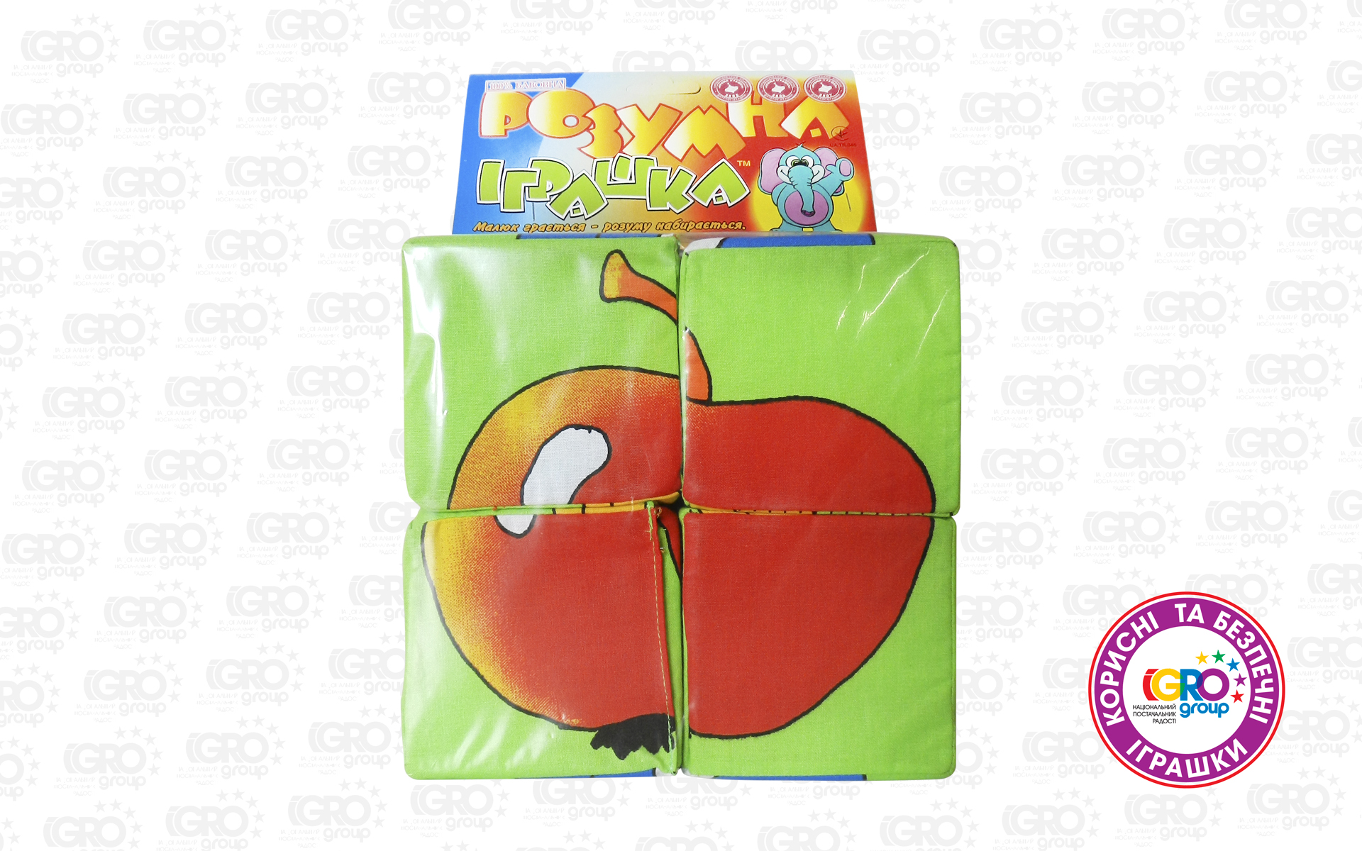 Кубик 4-ка Фрукти (РІ)