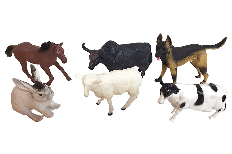 Набір свійських тварин в кульку 6шт 303-109 р.32*24*6см(Мас)	