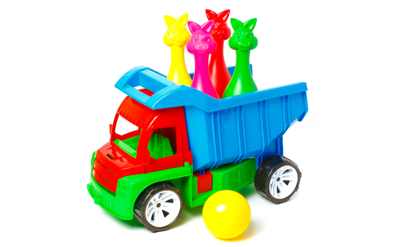 Вантажівка Алекс (з кеглями зайці + 1 куля) (Полуциг)