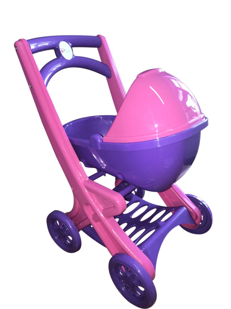 Візок для ляльок з люлькою, артикул 0121/02 (Фл)