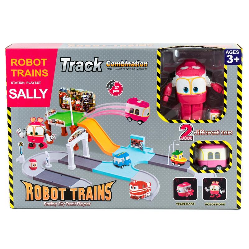 Паркинг для поездов 3 + трансформер  SZ-827C	(Черн)	