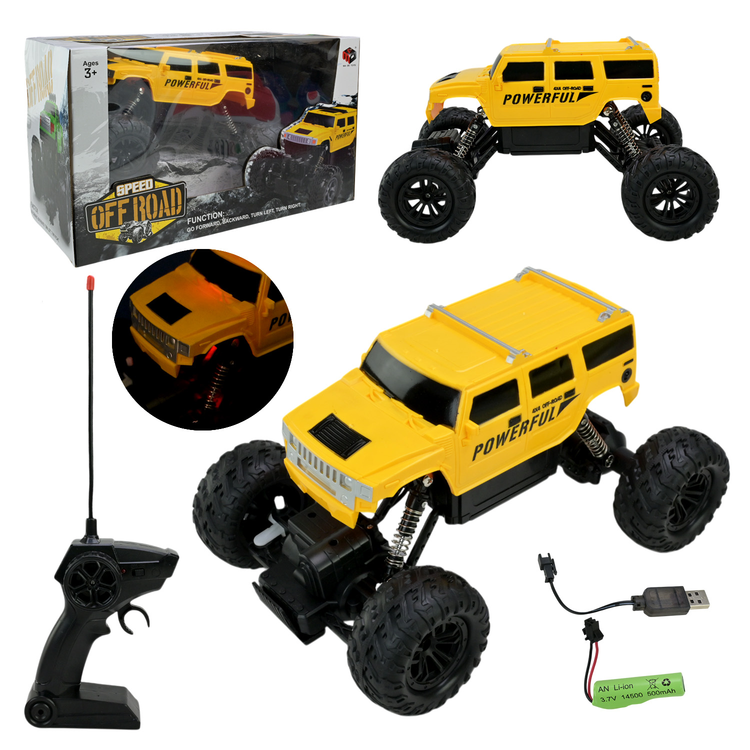 Машина р/к арт. L-E565 (16шт/2) акум. короб. 36*20,5*21см(КІ)