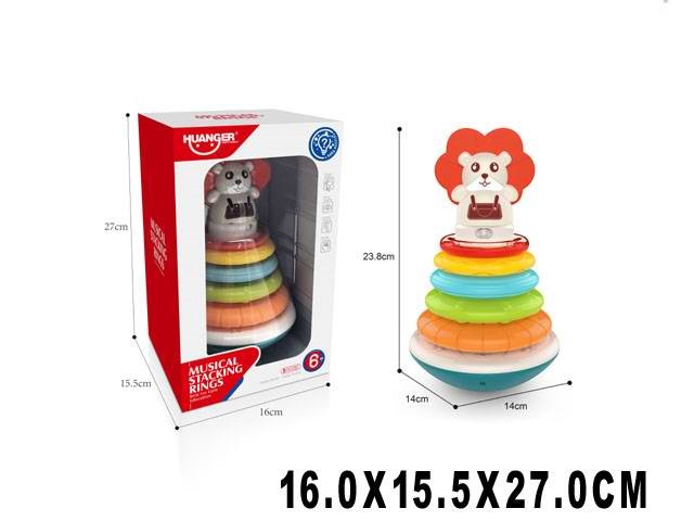 Неваляшка HE0294 (1993489) (12шт) батар.,, в коробке16*27*15,5см(КИ)