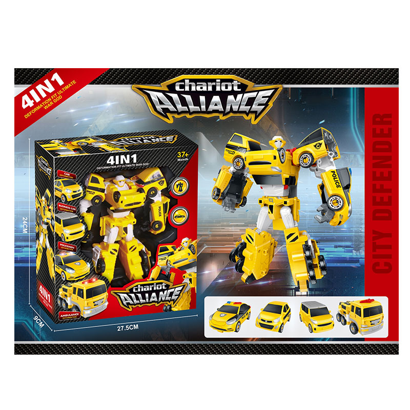 Трансформер Q1915 (48шт/2) 4в1, в кор. 27,5*9*24см(КИ)