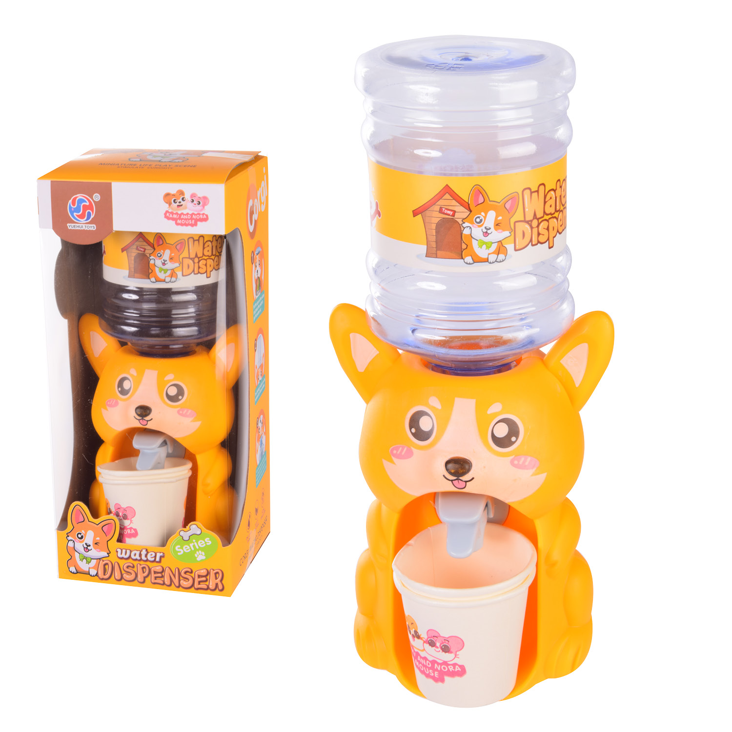 Кулер 2016-163 (96шт/2)корги, в коробке – 10*9.5*22.5 см, р-р игрушки – 10*8.5*22.5 см(КИ)