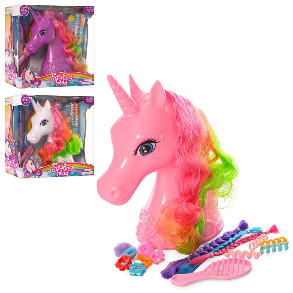 Лялька B369-130-131-132 (24шт) єдиноріг, голова для зачісок, 23см, аксесуари, 3види, кор., 30-27-10с