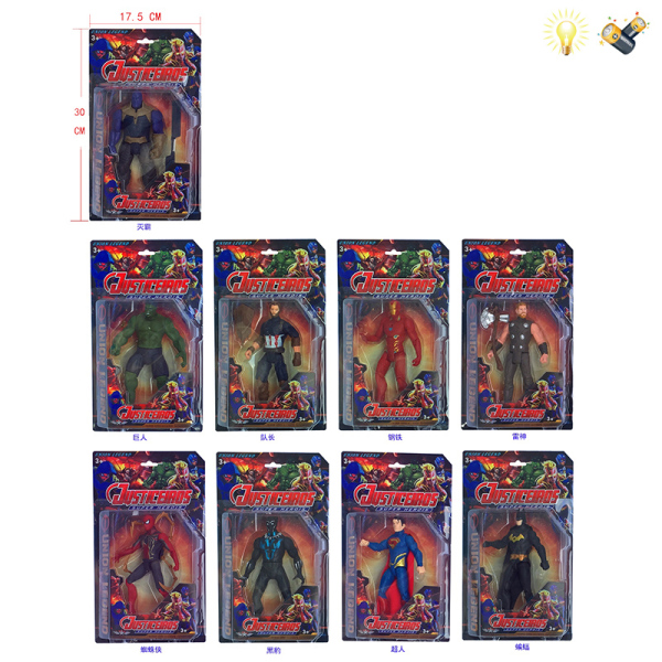 Герої зі світлом 9 видів 99111 17,5*30*5см (144/2)