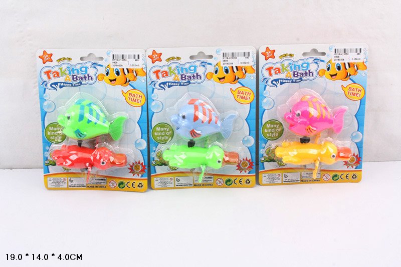 Іграшка водоплавна  арт. 0809 (480шт/4)заводна, 2 види мікс, на планшет 19*14*4см(КІ)