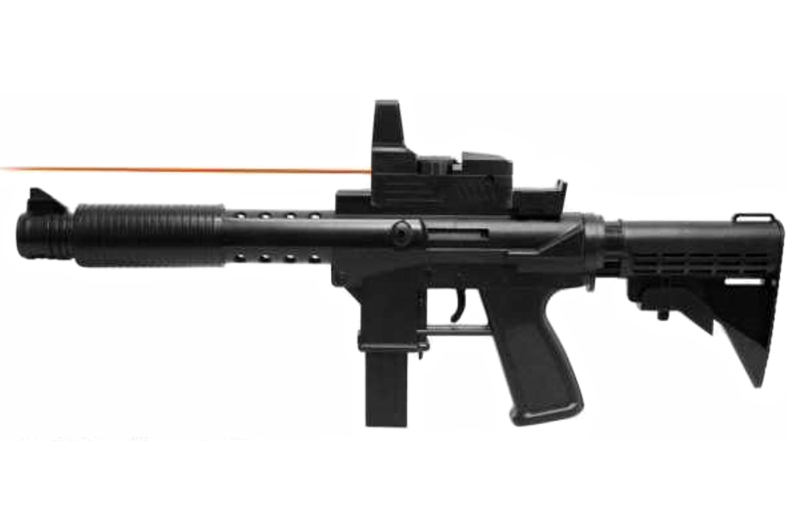 Автомат на пульках, з лазером, в кульку M16-3 р.44,2*16,8*3,5см (Мас)