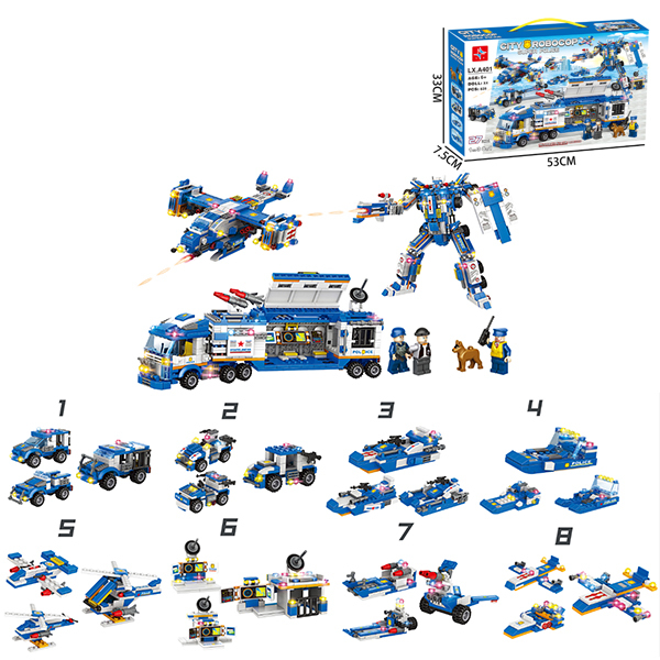 Конструктор в коробці 828 дет. LX.A401 53*33*7,5см (12/2)