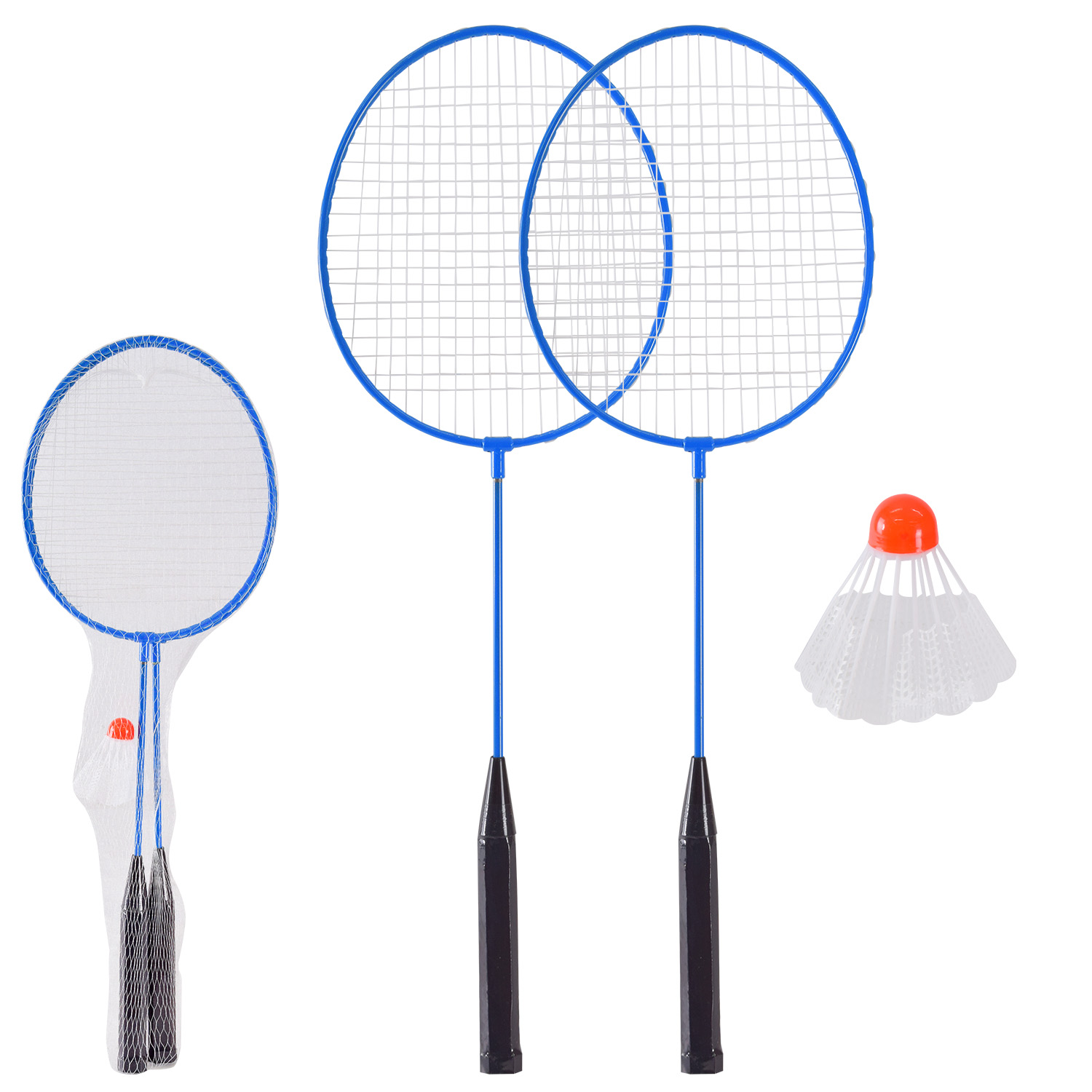 Бадмінтон арт. BD2301 (50шт) 2 ракетки, воланчик, 20*60 см, у сітці(КІ)
