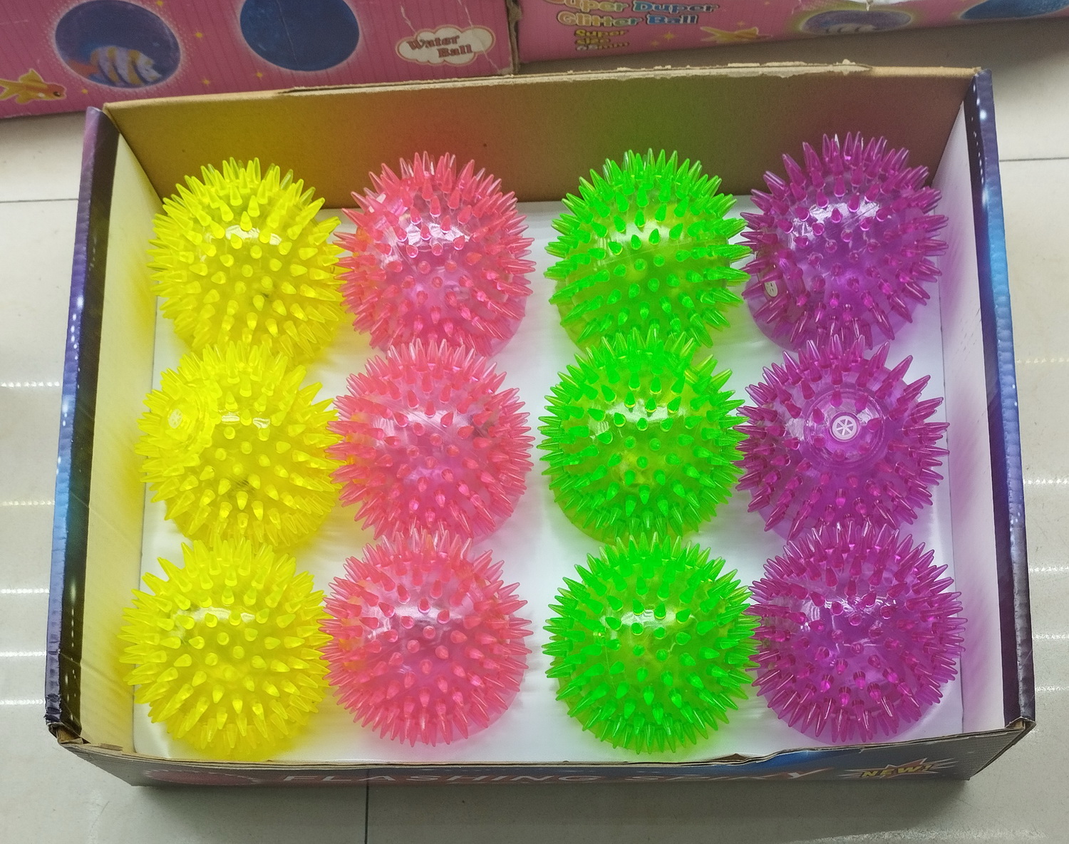 Пострибунчик арт. PR24125 (288шт) їжачок, 8,5 см, 24 шт у коробці(КІ)