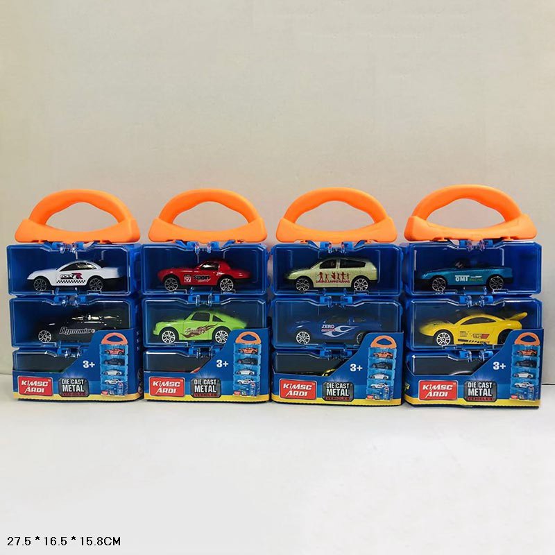 Набір машин мет. арт. XY905-3 (192шт/2) 4 види у кейсі(КІ)