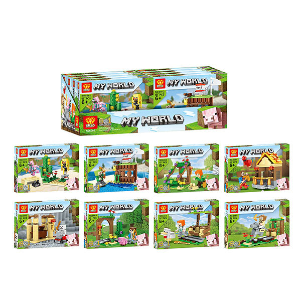 Конструктор в коробці 8 видів 644 (192/2) 19*14,5*4,5см