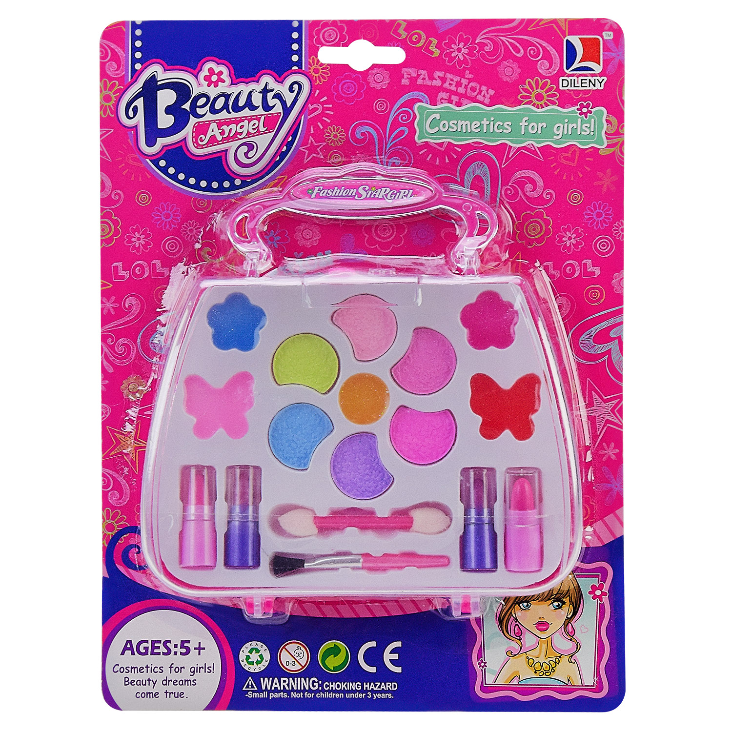 Косметика арт. 70531A (144шт/2) тіні, помада, аксес валіза 18,5*24см(КІ)