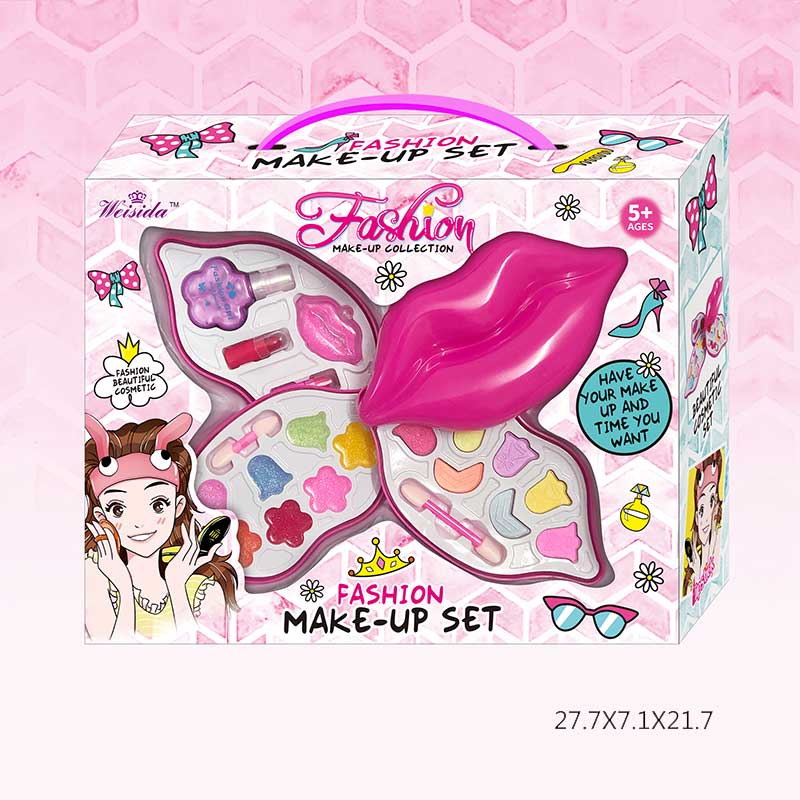 Косметика арт.V71694C7 (72шт/2)3 яруса, тіні для повік, помада, лак для нігтів, аксес короб.(КІ)