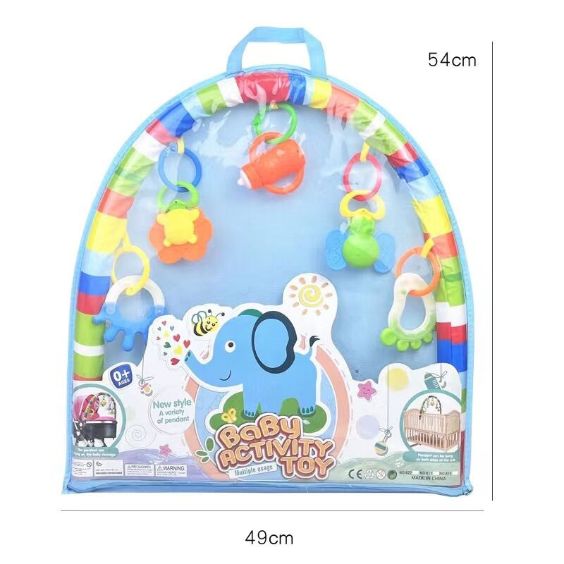 Іграшка брязкальце арт. 825 (60шт/2) з брязкальцями, у сумці 49*3*53 см.(КІ)