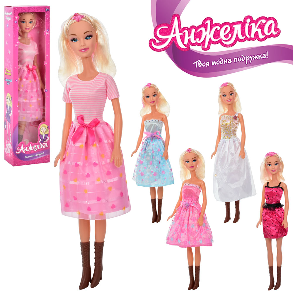 Лялька M 4998 I UA (36шт) Анжелика, ростовая,55 см, муз-укр.песни, 5видов,бат-таб, в кор-ке, 58-15-8