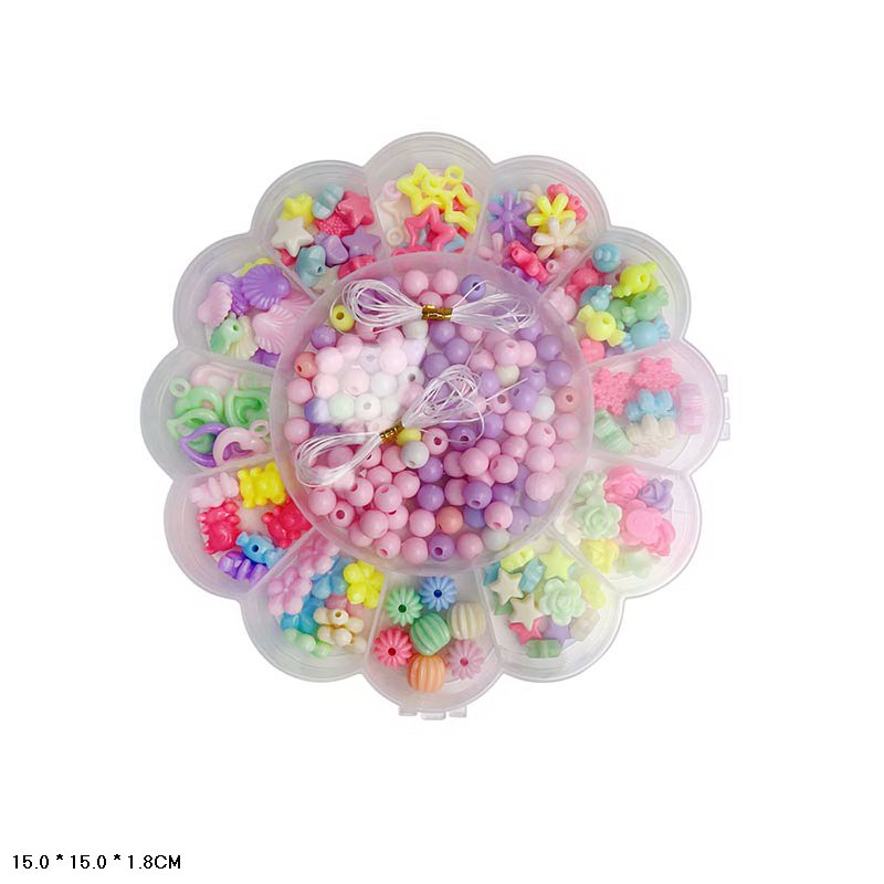 Бісер арт. N099-1 (168шт/2) намистини нестандартні форми, короб 15*15*1,8см(КІ)