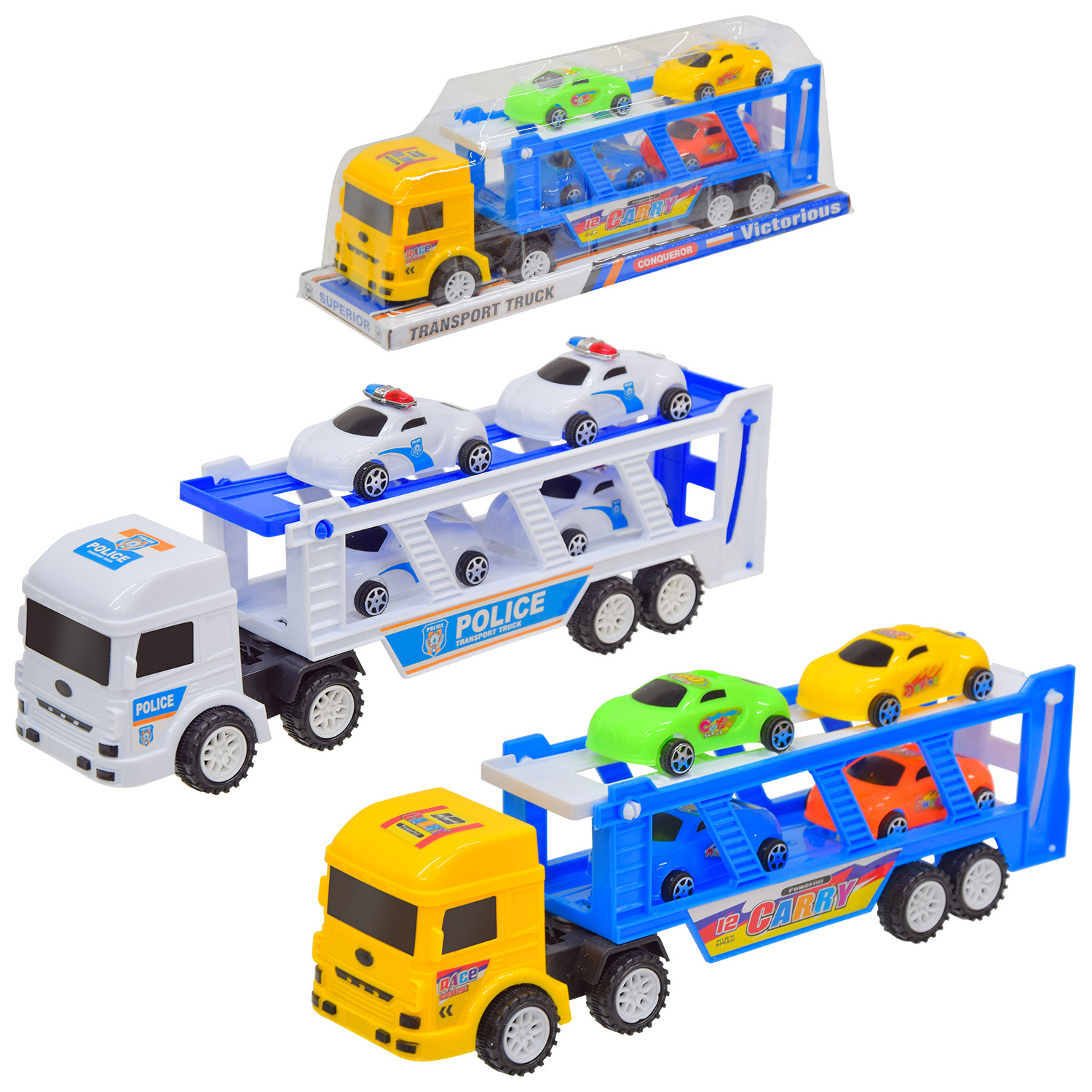 Трейлер арт. LB265-1 (96шт/2) 3 кольори, блістер.27,5*9,5*6,5см(КІ)