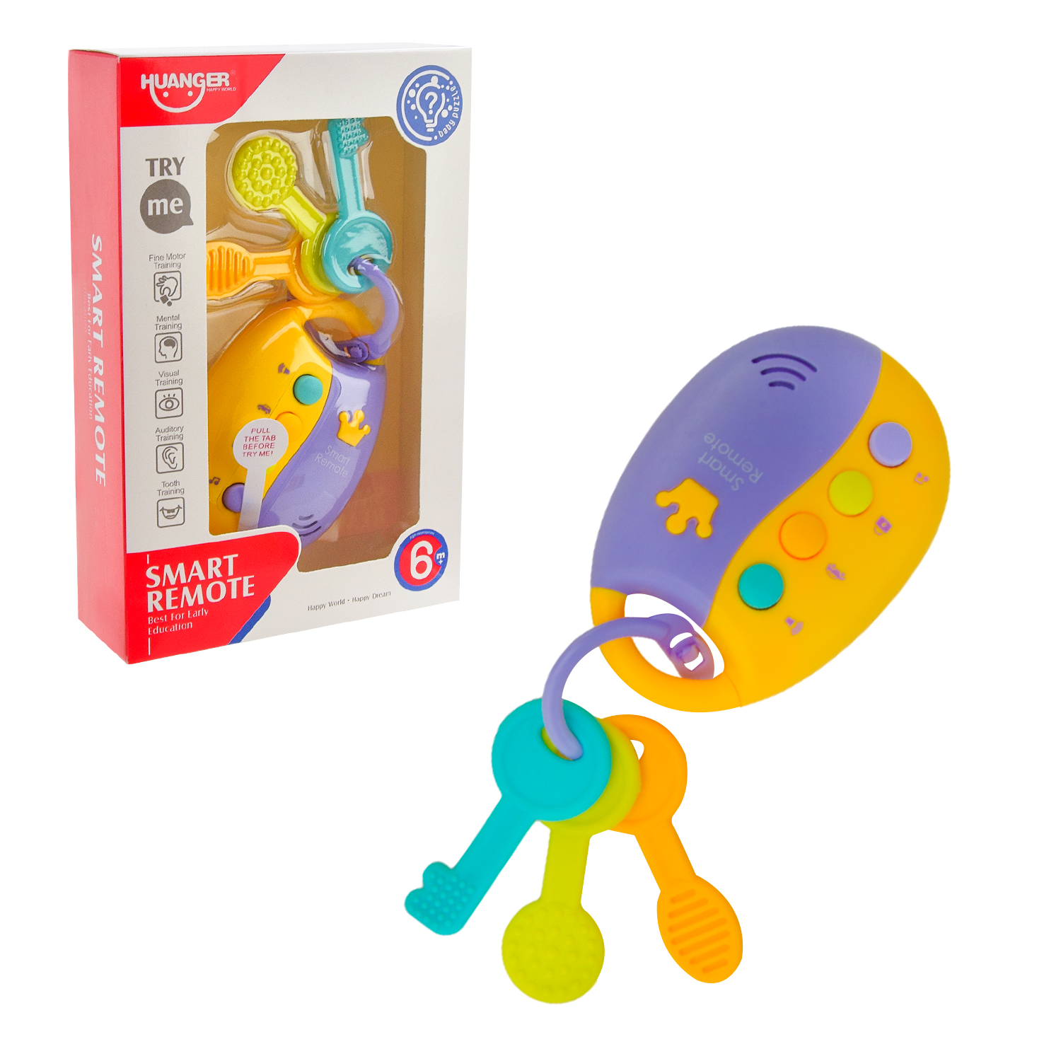 Муз. брелок із ключами арт. HE8026 (120шт/2) батар., короб. 17*7*3см(КІ)