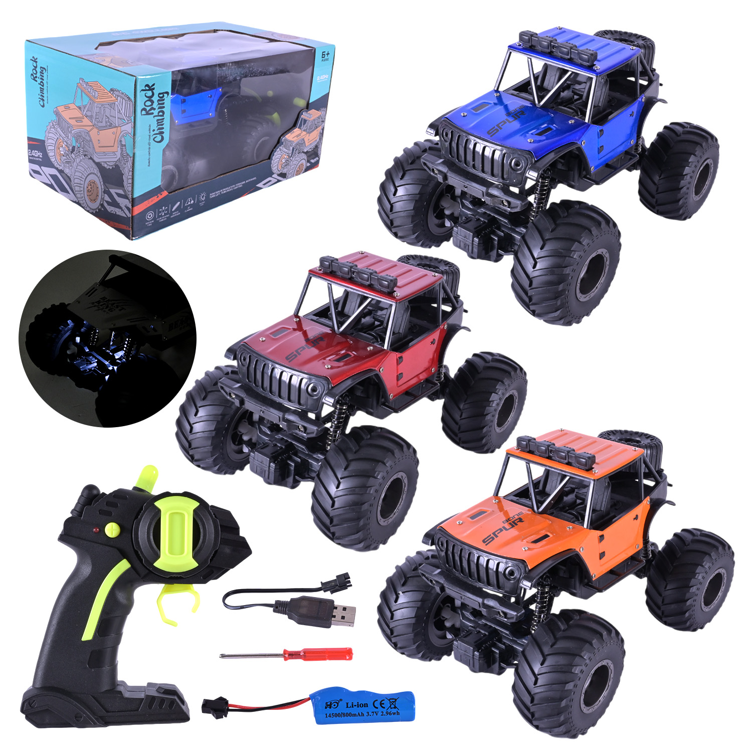 Машина р/к арт. M765-40 (24шт) акум. 3кольора, короб. 29*18,5*15,5см(КІ)