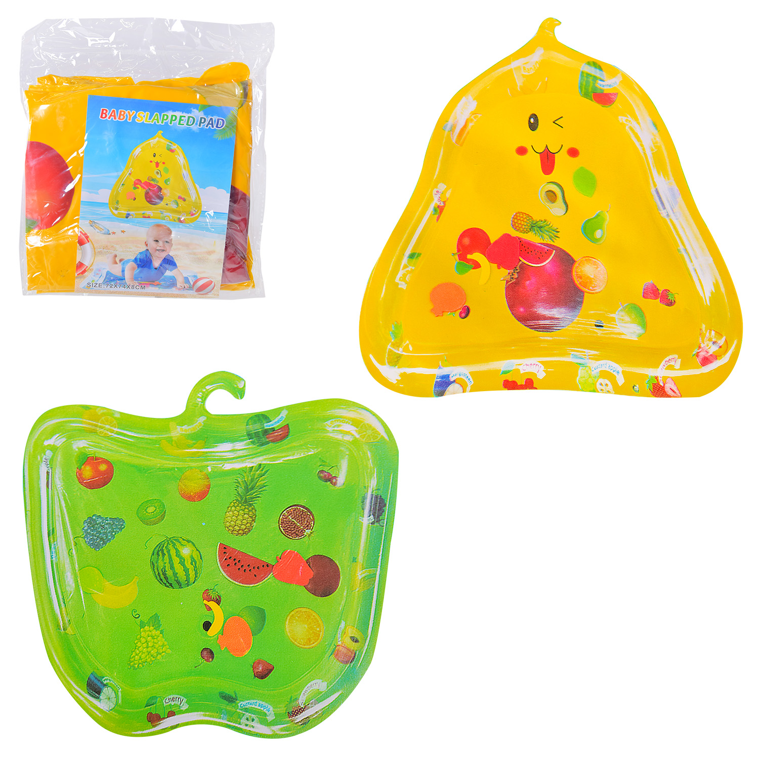 Килимок з водою арт. 20238 (150 шт) Фрукти 72*74 см  пакет.(КІ)