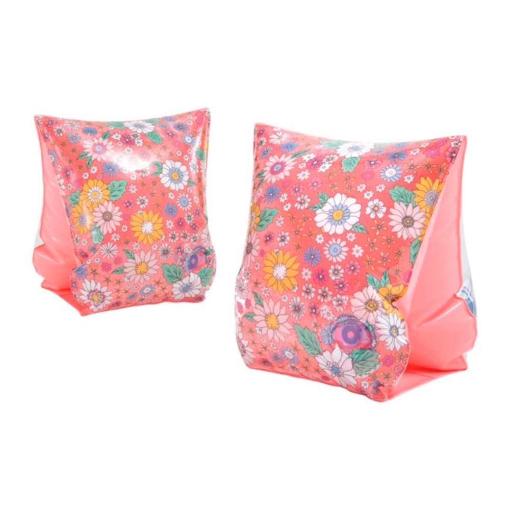 Нарукавник 56669 (36шт) 2шт, 23-15см, 3-6 років, квіти, в кор-ці,			