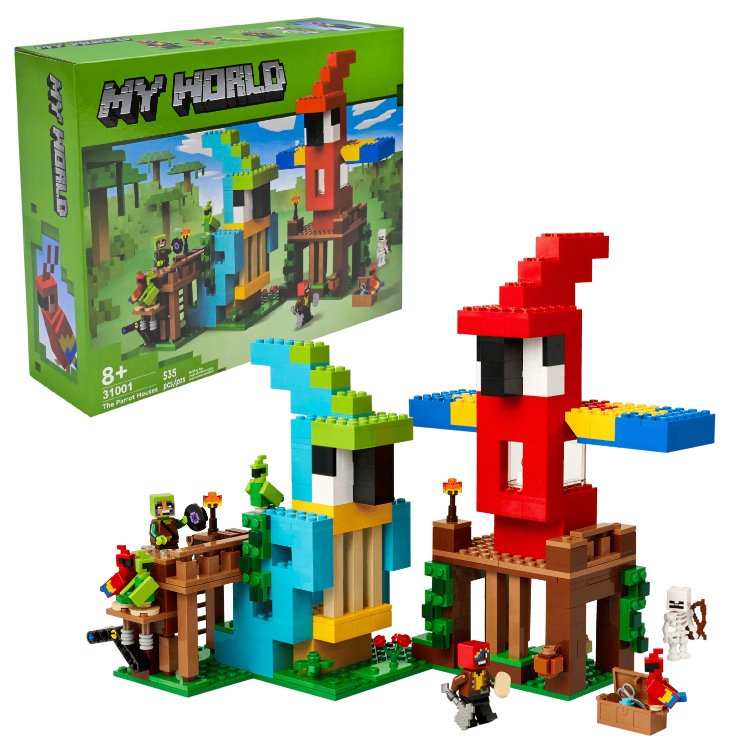 Конструктор арт. 31001 (36шт/2) 535дет., короб. 28*22*8см(КІ)