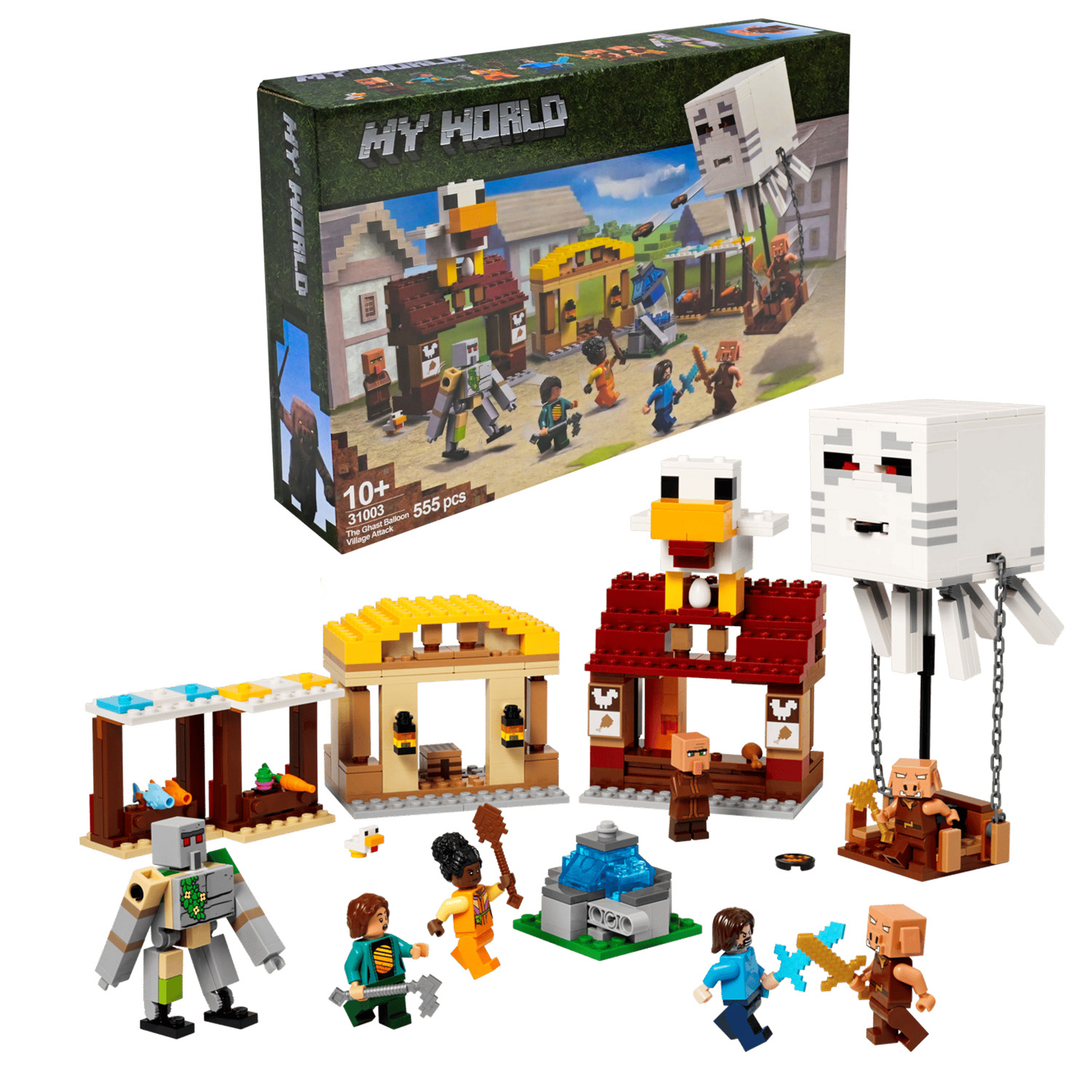 Конструктор арт. 31003 (36шт/2) 555дет., короб. 31*19*6см(КІ)