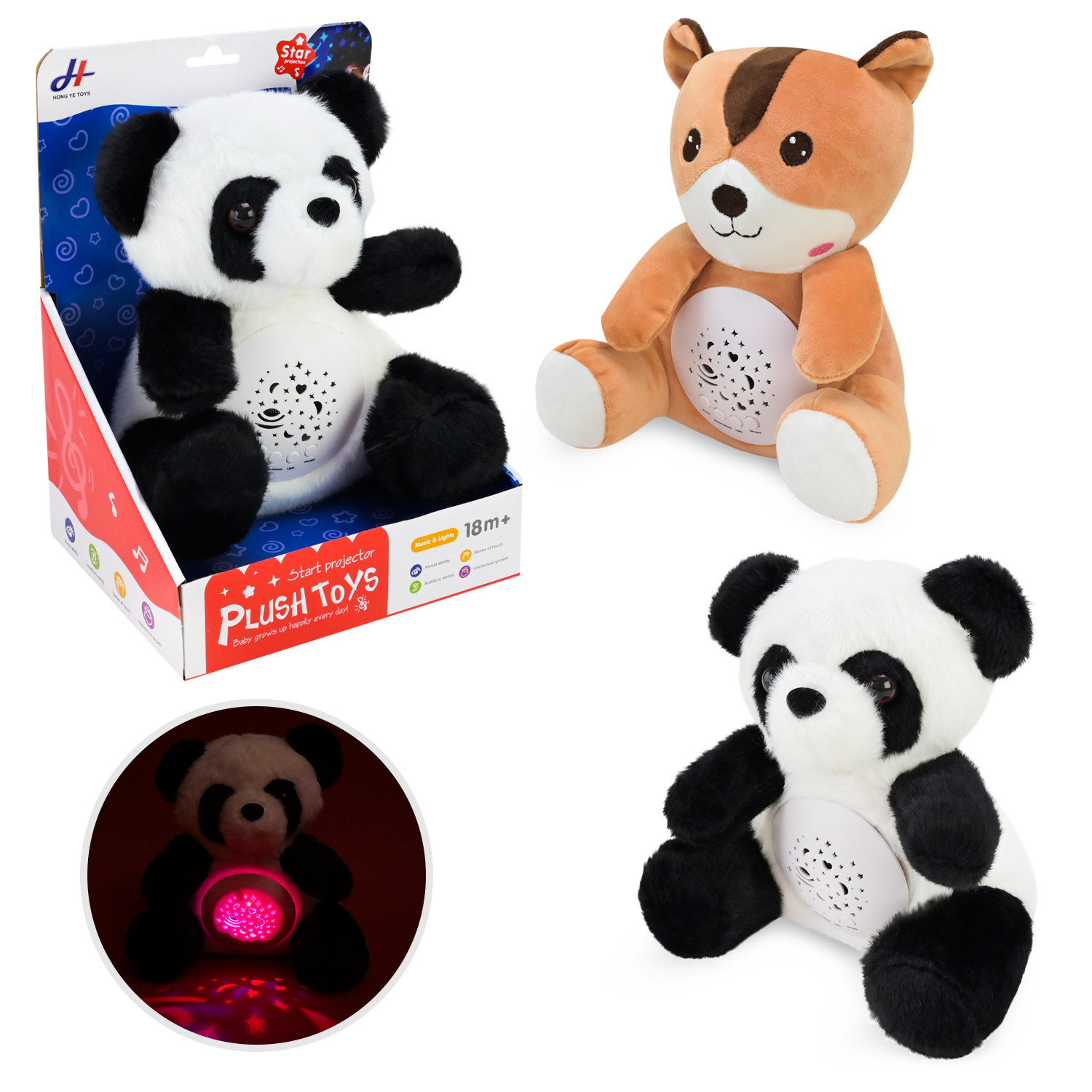 Нічник арт. 678-38/41 (36шт/2) 2 види мікс, проектор зоряне небо,муз., короб. 19*15,5*26см(КІ)