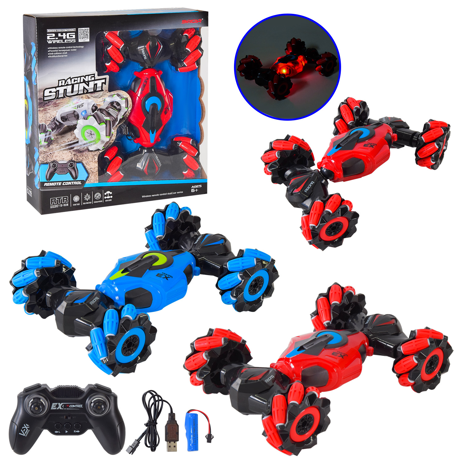 Перевертиш р/к арт. 666-811A (18шт) акум.,2кольора,підсвічування,короб 31,7*30*8,5см(КІ)