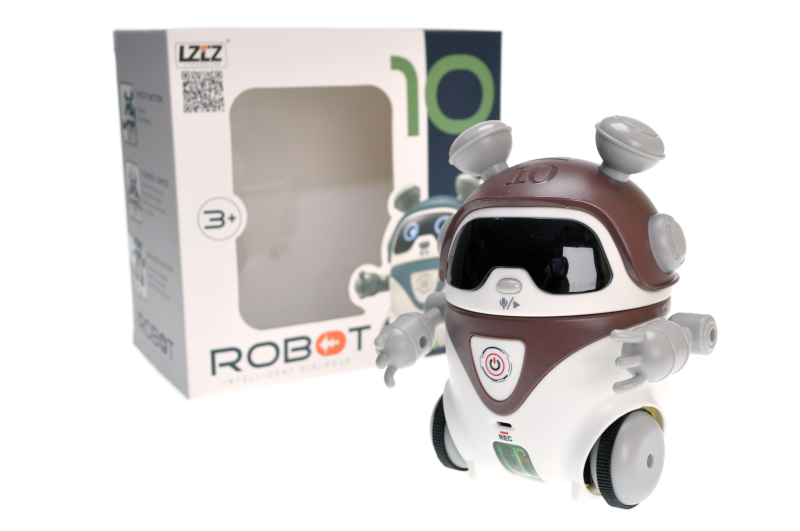 Робот на батарейках, в коробці 6678-10 р.19,4*10,9*18,9см(Мас) 